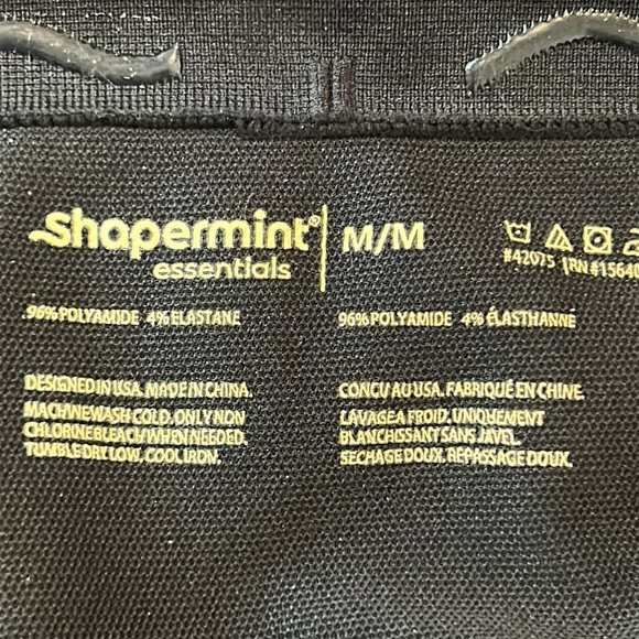 Shapermint Essentials High Waisted Tummy
Control Shaping Leggings Black Size M - Picture 7 of 16